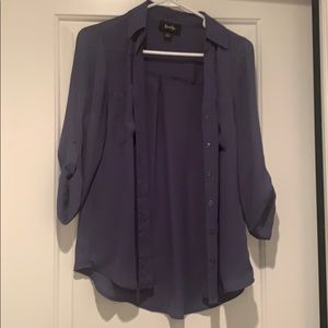 By and By Blue dress top size S